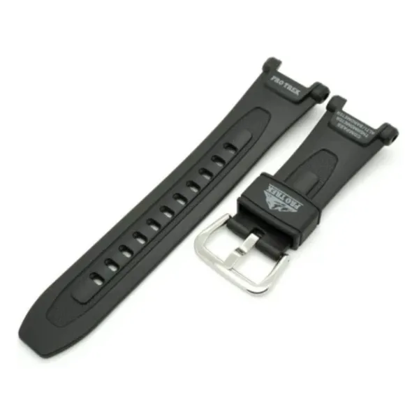 Casio Protrek Prg-240 Prg-40 Siyah Orijinal Silikon Saat Kayisi
