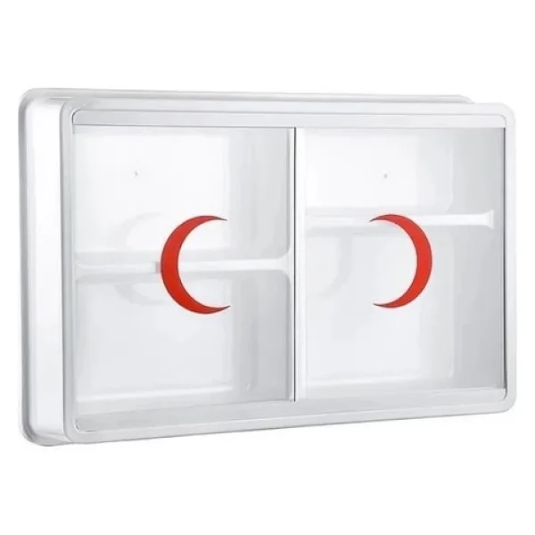 Çelik Ayna Ecza Dolabı 47x30x10cm PVS Camlı 158