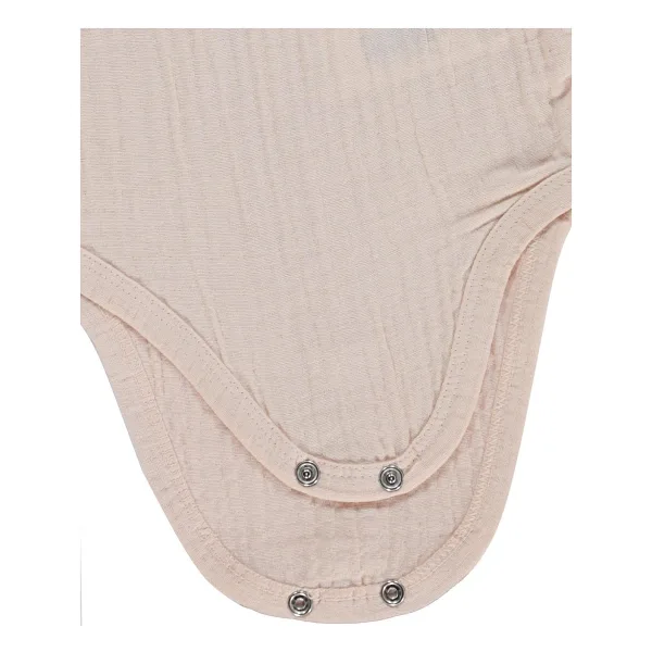 Civil Baby Hilal Baskılı 1-36 Ay Çıtçıtlı Badi - Pembe 3-6 Ay