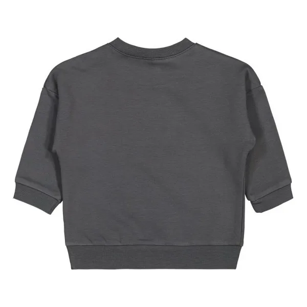 Civil Baby Teddy Baskılı 6-18 Ay Sweatshirt - Gri 9-12 Ay