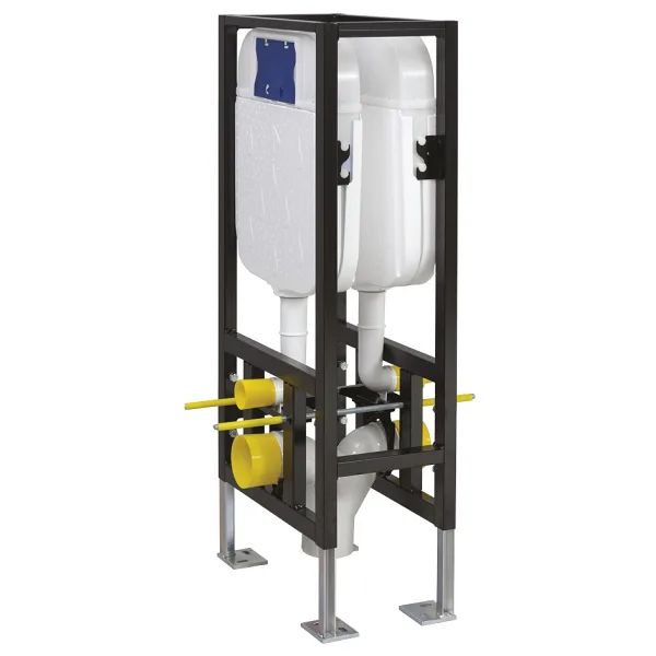 Creavit Asma Klozetler için Alçıpan Duvar İçi Sırt Sırta Uygulamalı Set Hızlı Montaj 3-6 Litre Gövde Gömme Rezervuar GR5005