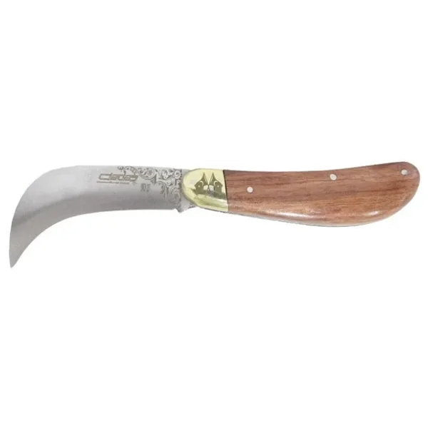 Dadaş Aşı Bıçağı Eğri Ağız Ahşap Sap 19cm- Bursa
