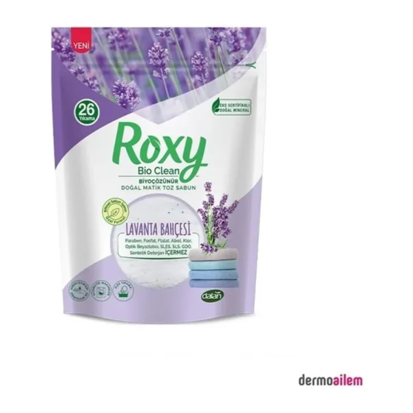 Dalan Roxy Bio Clean Lavanta Bahçesi Doğal Matik Toz Sabun 800 g