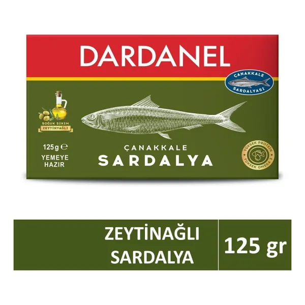 Dardanel Zeytinyağlı Çanakkale Sardalya 125 gr