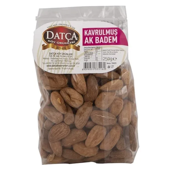 Datça Köy Ürünleri Kavrulmuş Ak Badem 250 gr