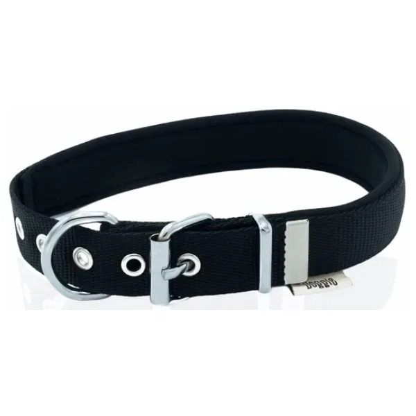 Doggie Konfor Dokuma Boyun Tasması Siyah 2.5x42-50 cm (DSBT-2510 L)
