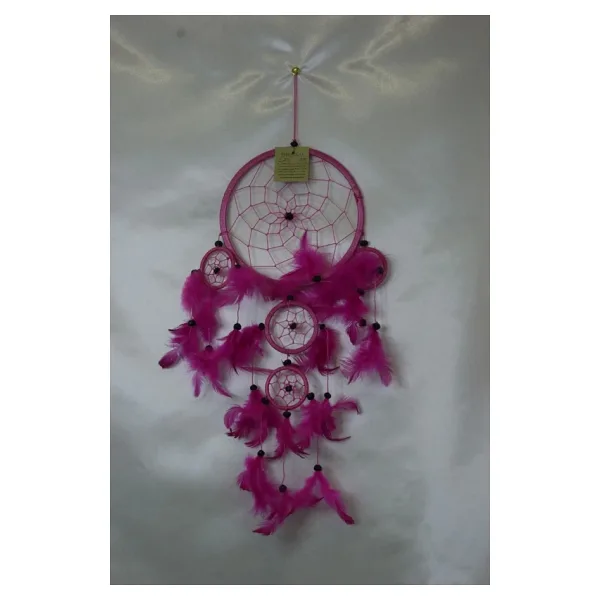 Dream Catcher Düş Kapanı Pembe 11 Cm