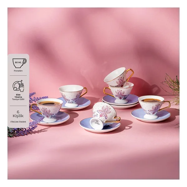 Emsan Arsel 6 Kişilik Kahve Fincan Takımı
