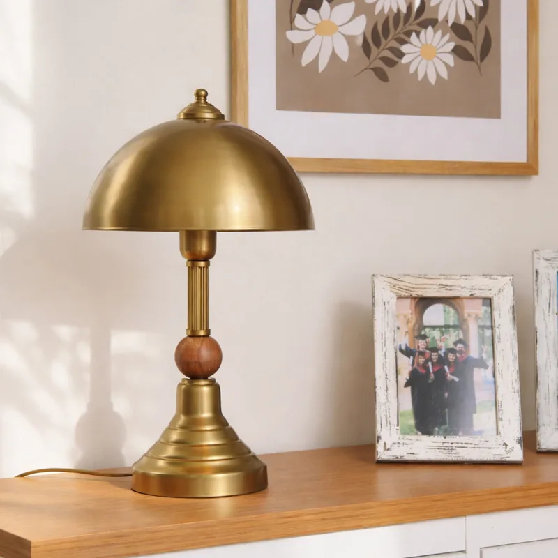 Evidea Lighting Walford 43 cm Eskitme Abajur