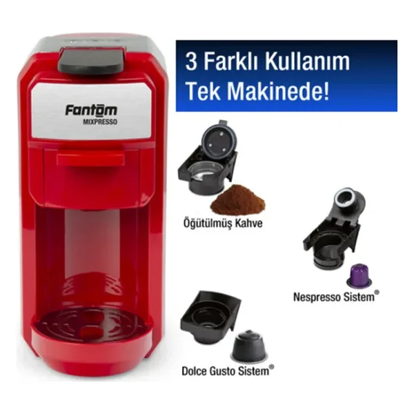 Fantom Mixpresso Ks 1450 Kapsül Kahve Makinesi