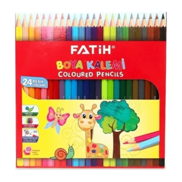 Fatih Tam Boy 24'lü Kuru Boya Seti
