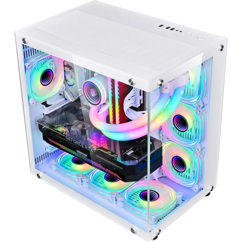 Game Master Wjcoolman Robin2 RGB Fanlı Beyaz ATX Oyuncu Kasası