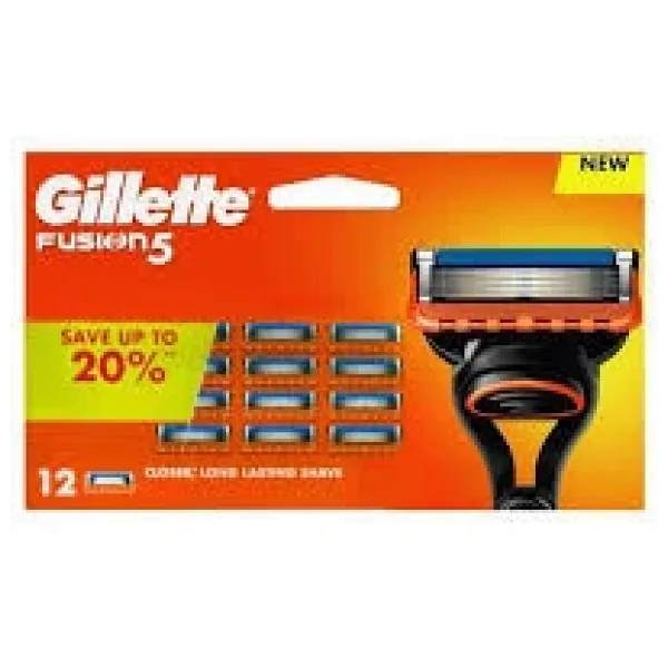 Gillette Fusion 5 12'li Yedek Tıraş Bıçağı