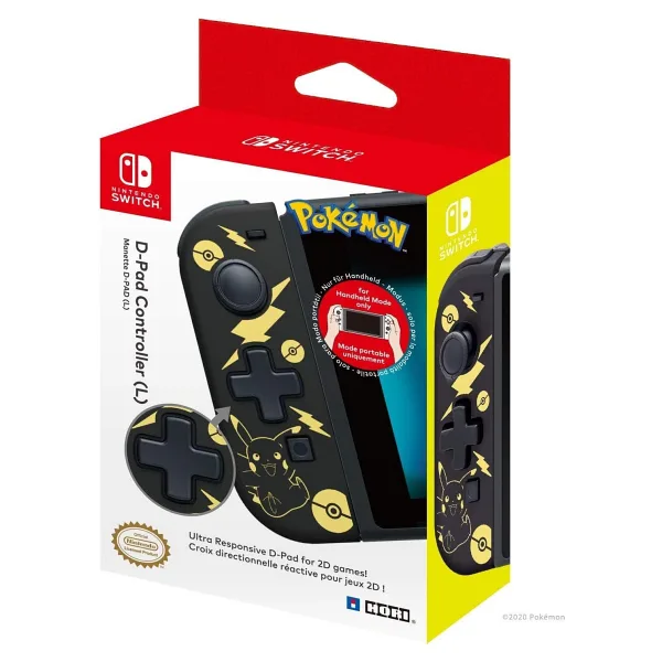 Hori D-Pad Pikachu Edition Nintendo Switch Joy-Con Sol Oyun Kolu