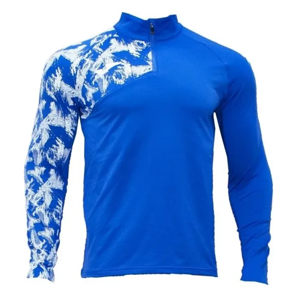 Joma Premium Training 9212328 Yarım Fermuarlı Mavi Erkek Eşofman Üstü