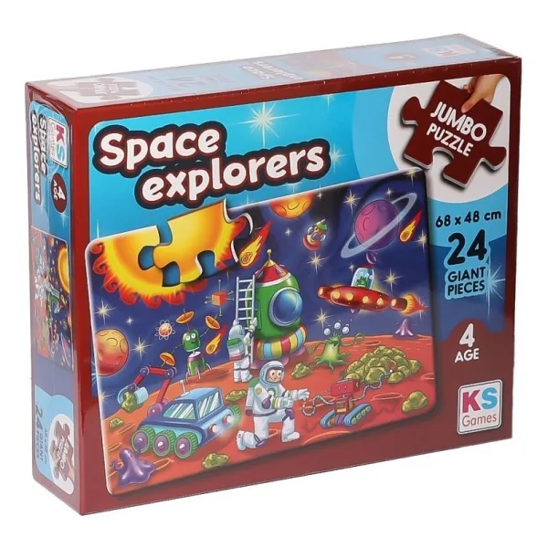 KS Games Space Explorers 24 Parça Jumbo Puzzle 31011