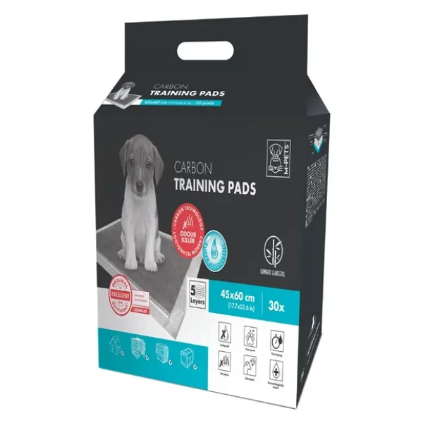 M-PETS CARBONLU KÖPEK ÇİŞ EĞİTİM PEDİ 45X60CM 30LU