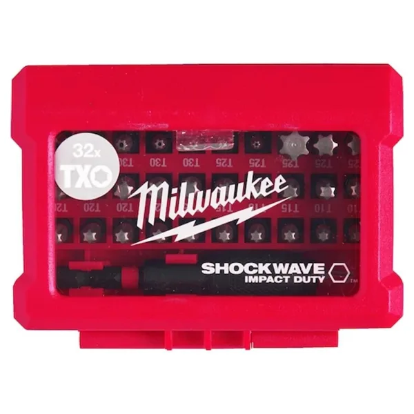 Milwaukee Shockwave Impact Duty Torx Bits Uç Seti 32 Parça (4932471586)