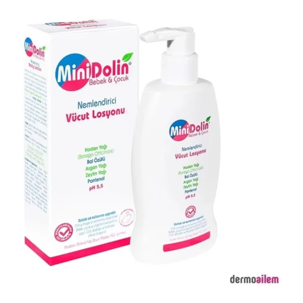 Minidolin 250 ml Nemlendirici Vücut Losyonu