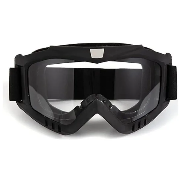 MOTOANL Motosiklet Motocross Gözlük Lastikli Toz Rüzgar Geçirmez Hava Valfli Siyah Kross Mod Motor Gözlüğü
