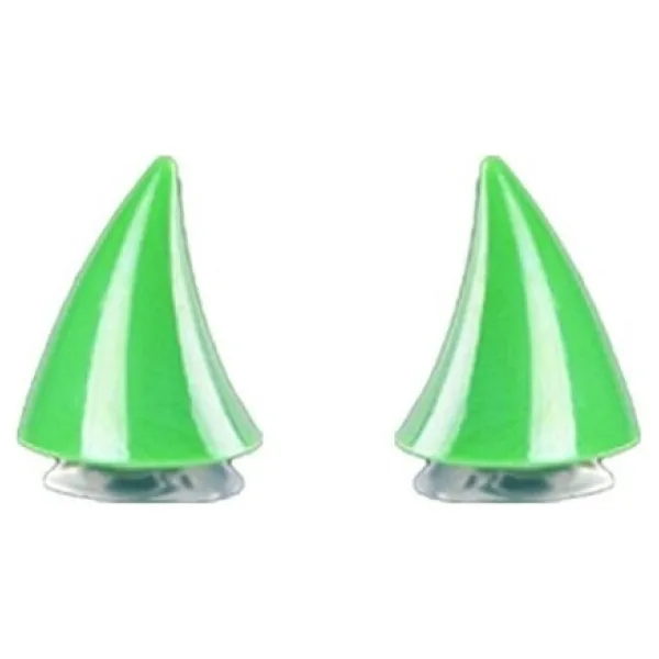 Motosiklet Kask Boynuzu Büyük Boy (7cm) Yeşil