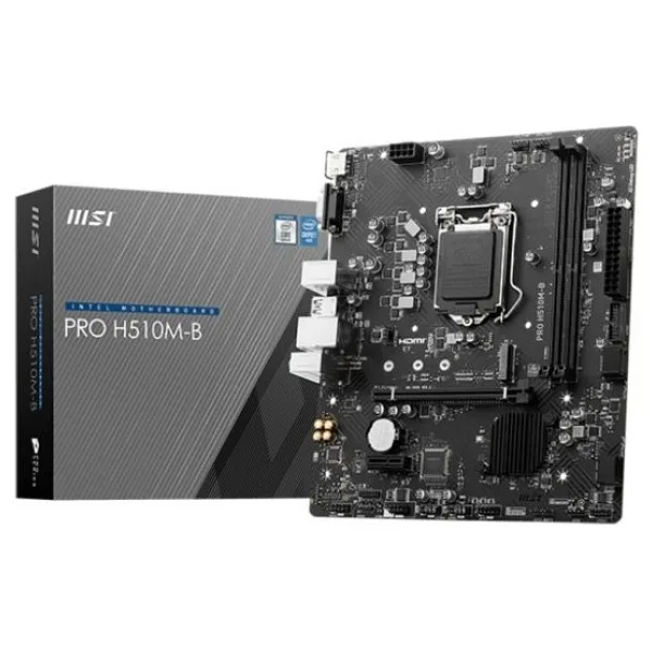 MSI Pro H510M-B Intel LGA1200 DDR4 Micro ATX Anakart