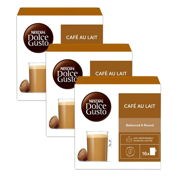Nescafe Dolce Gusto Cafe Au Lait 48 Kapsül 160 Gr x 3