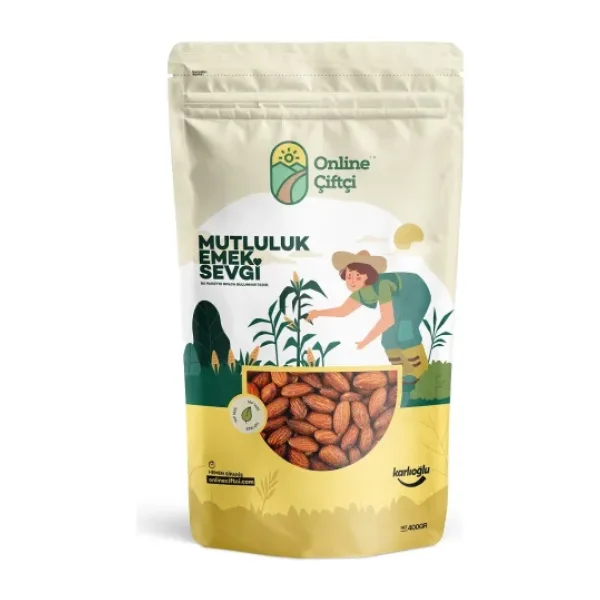 Online Çiftçi Kavrulmuş Badem 400 gr