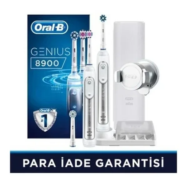 Oral-B Genius Pro 8900 2'li Şarjlı Diş Fırçası