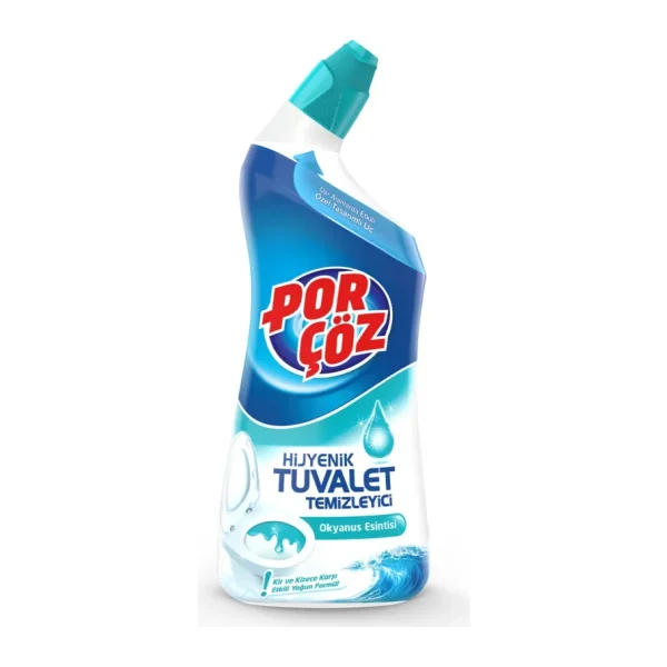 Porçöz Hijyenik Tuvalet Temizleyici Okyanus Esintisi 750 ml 5 Adet