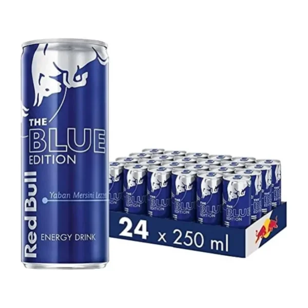 Red Bull Blue Edition Yaban Mersini Enerji İçeceği 24x250 ml