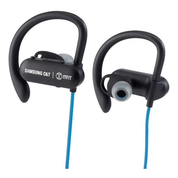 Samsung BE7 Mavi GP-OAU019SACLW C&T ITFIT Kancalı Spor Kulak İçi Bluetooth Kulaklık
