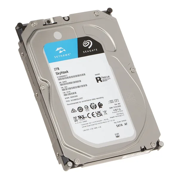 SEAGATE SKYHAWK 2TB 5900RPM 256MB SATA3 ST2000VX017 7/24 HDD