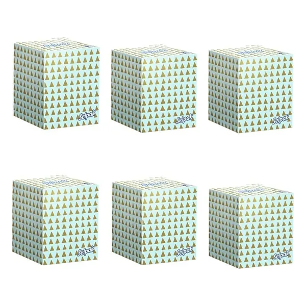 Selpak Butik Kutu Mendil 6lı Set