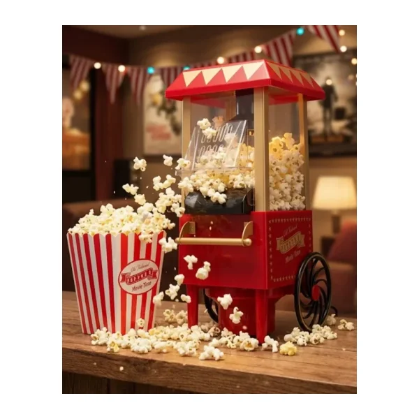 Sıcak Hava Teknolojili Yapışmaz Popcorn Makinesi