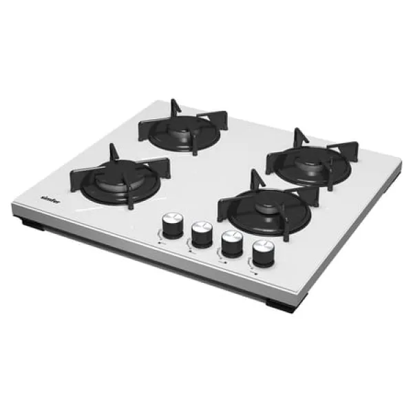 Simfer 3036 Doğalgazlı Beyaz Cam Set Üstü Ocak