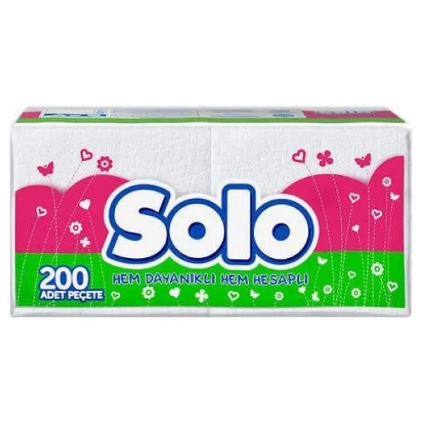 Solo 2'li Peçete 200'lü