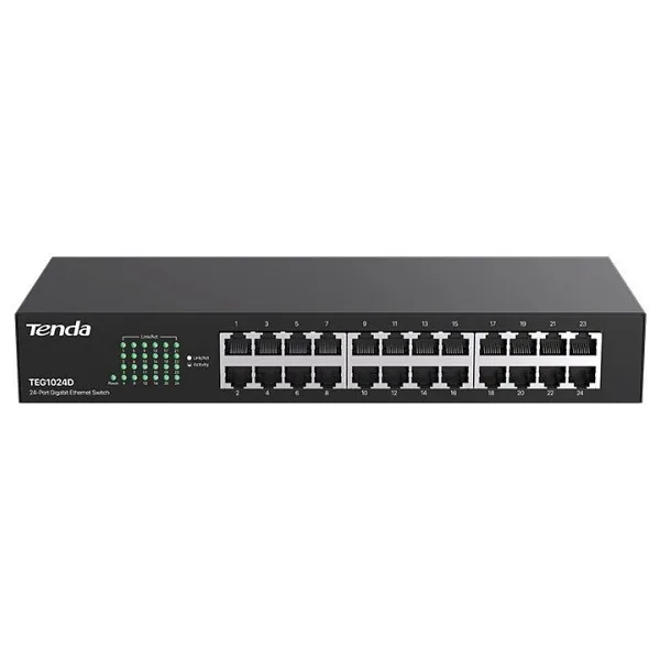 Tenda TEG1024D 24 Port 10/100/1000 Yonetilemez Rack Mount Switch