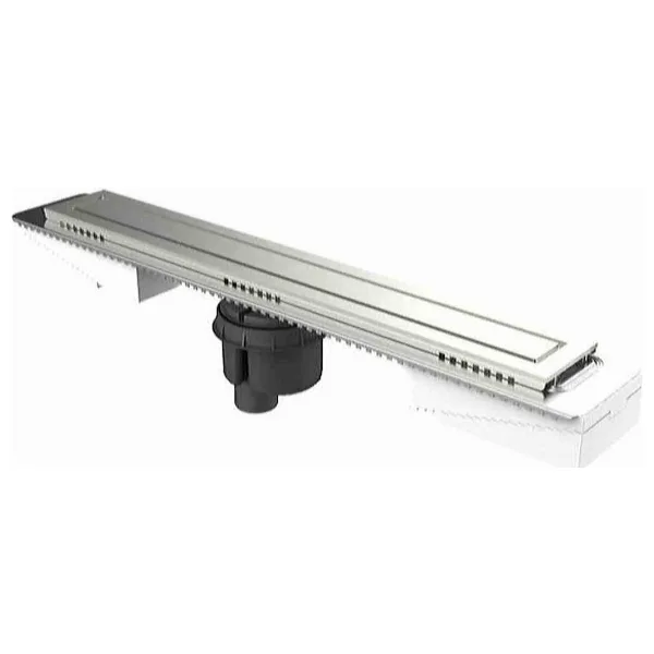 VitrA Vitra Elegant Dikdörtgen Duş Kanalı 80 cm Parlak Krom Alttan