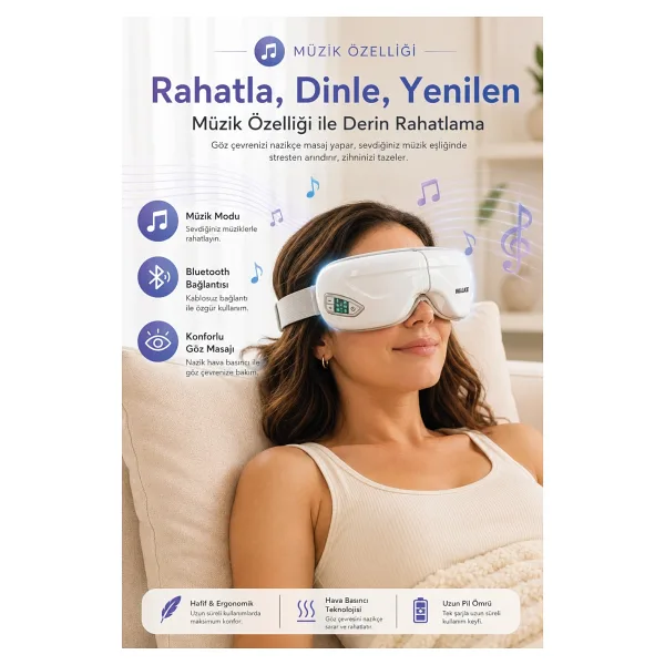 Walke G-01 Isıtmalı Göz Masaj Aleti
