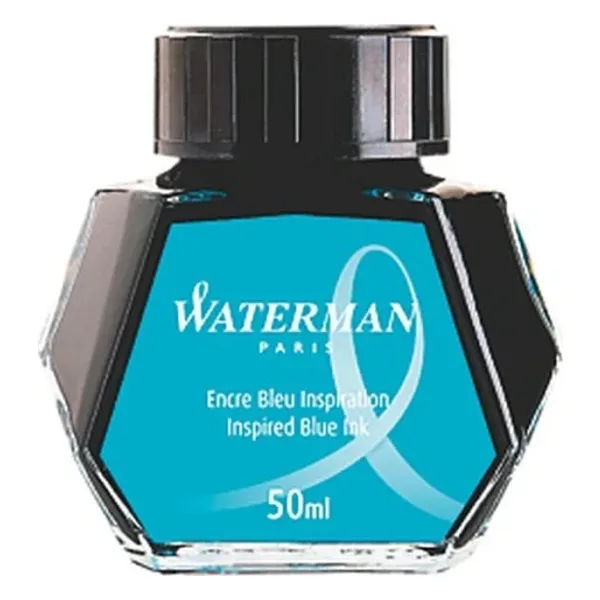 Waterman Cam Şişe 50 ml Deniz Mavi Dolma Kalem Mürekkebi