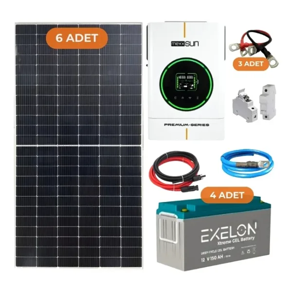 Yapısolar 6 Kw Mppt Monofaze Hazır Solar Enerji Paketi