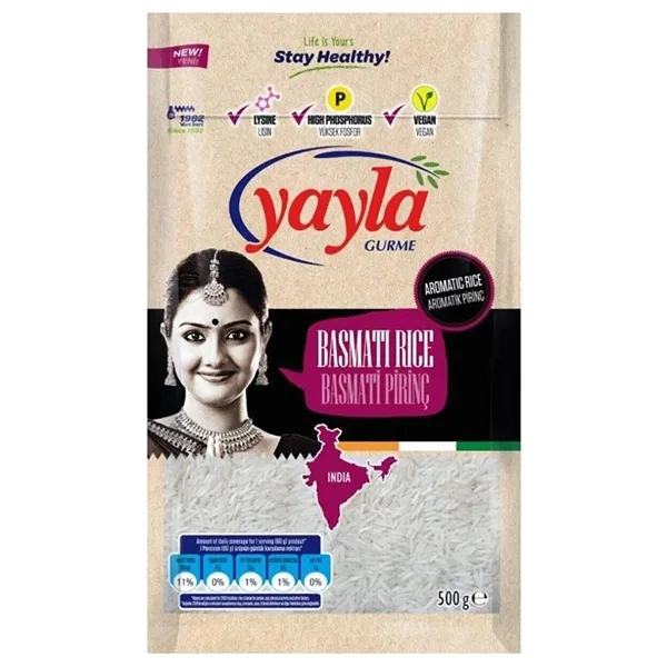 Yayla Gurme Basmati Pirinç 500 gr 2'li