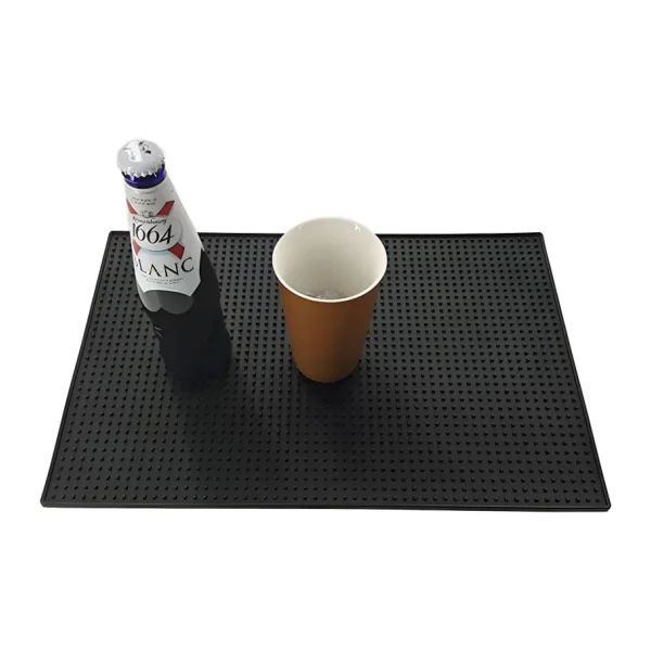 30X45 Cm. 5 Mm. Mat Siyah Renk Büyük Bar Lastiği CIN920