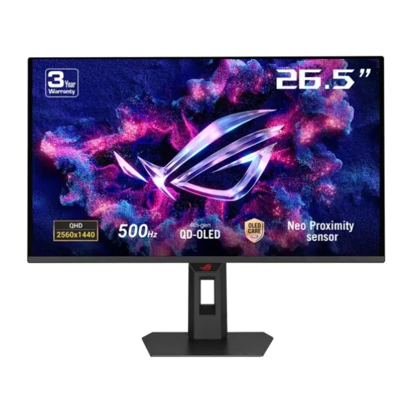 Asus ROG Strix OLED XG27AQDPG 26.5" 0.03 ms 2K Pivot 500 Hz OLED Oyuncu Monitörü