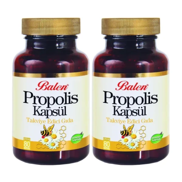 Balen Propolis 80 Kapsül 2'li