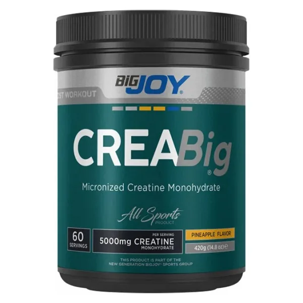 BigJoy Creabig Micronized Powder 420 gr Kreatin