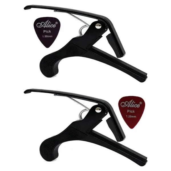 Chroma 2 Adet Chroma Kaliteli METAL Gitar Bağlama Saz Kaposu - Capo Kelepçe & Sağlam Metal