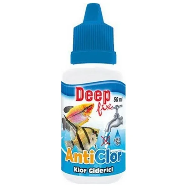 Deep Fix Anticlor 50 ml Akvaryum Su Düzenleyici