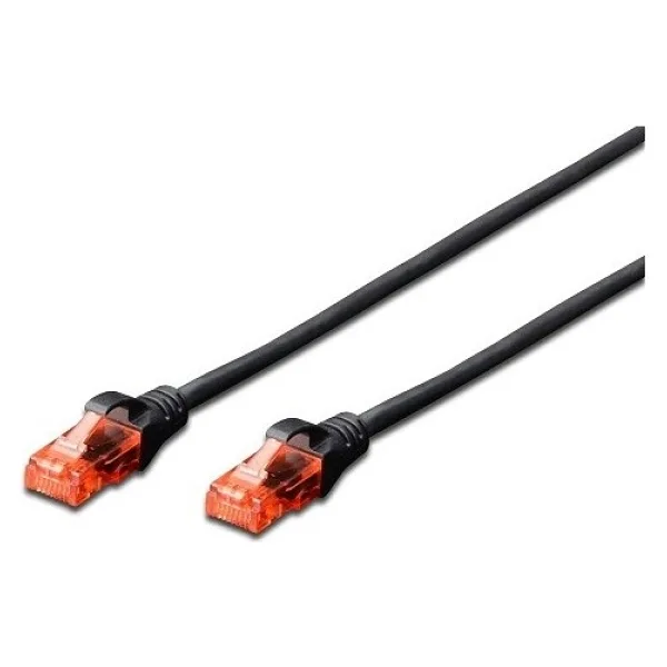Digitus DK-1617-050BL U-UTP 5 m Siyah CAT6 Patch Kablo